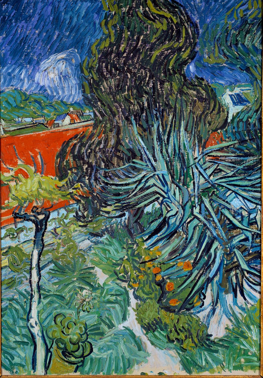 Doktor Gachets trädgård i Auvers sur Oise (Auvers-sur-Oise) Målning av Vincent van Gogh (1853-1890) 1890 Sön. 0,73x0,52 m Paris, Orsay-museet av Vincent van Gogh