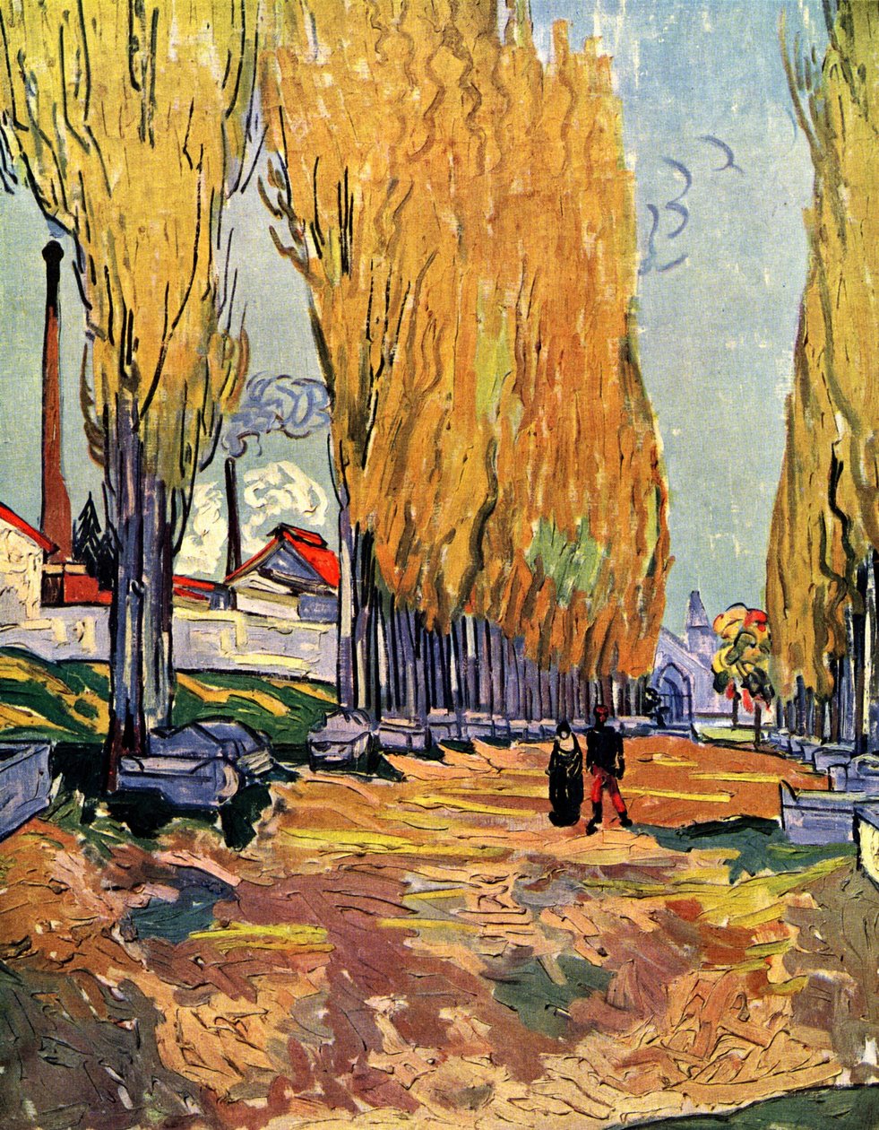Les Alyscamps av Vincent van Gogh