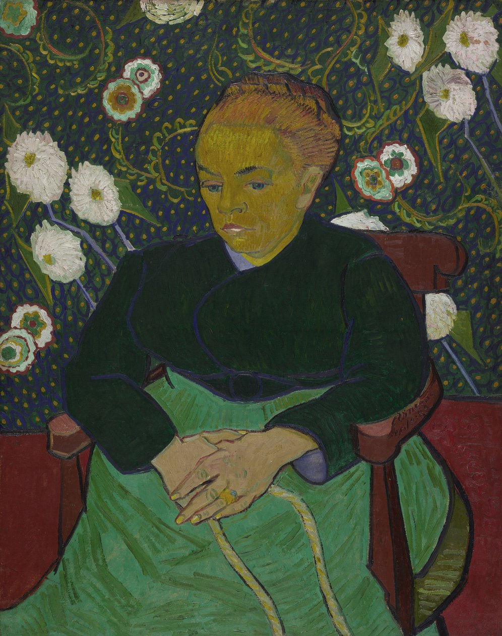 Madame Roulin Rocking the Cradle (La berceuse) av Vincent van Gogh