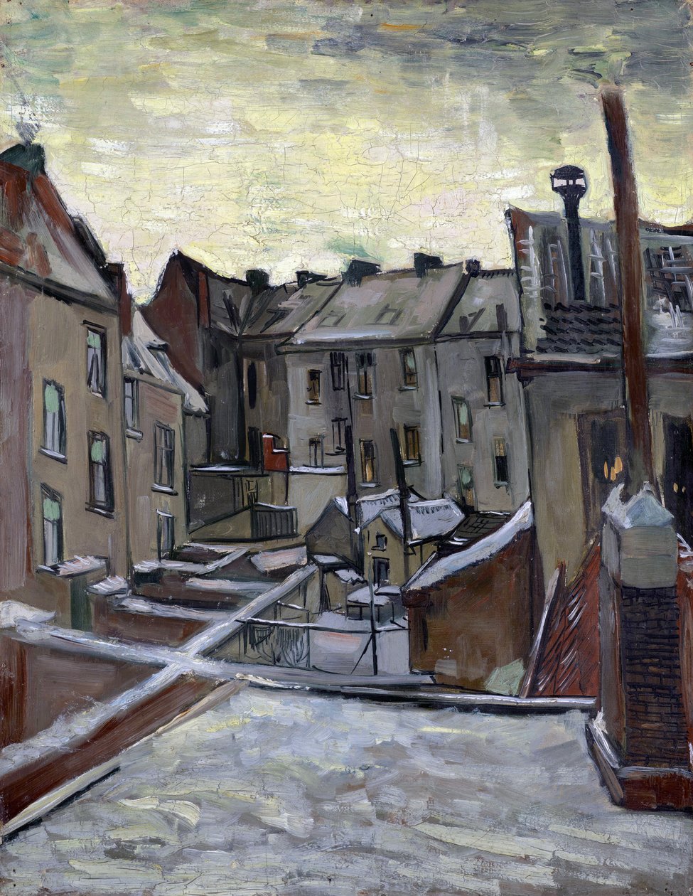 ""Hus sett från baksidan"" (Hus sett från baksidan) Målning av Vincent van Gogh (1853-1890) 1885 Dim 44x33,5 cm Van Gogh Museum, Amsterdam av Vincent van Gogh