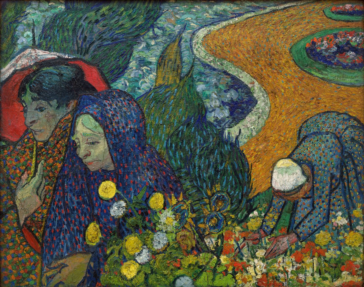 Minne av trädgården på Etten av Vincent van Gogh