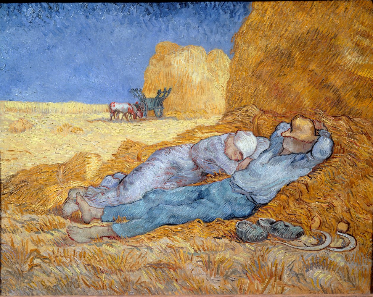 Middag, eller siesta av Vincent van Gogh