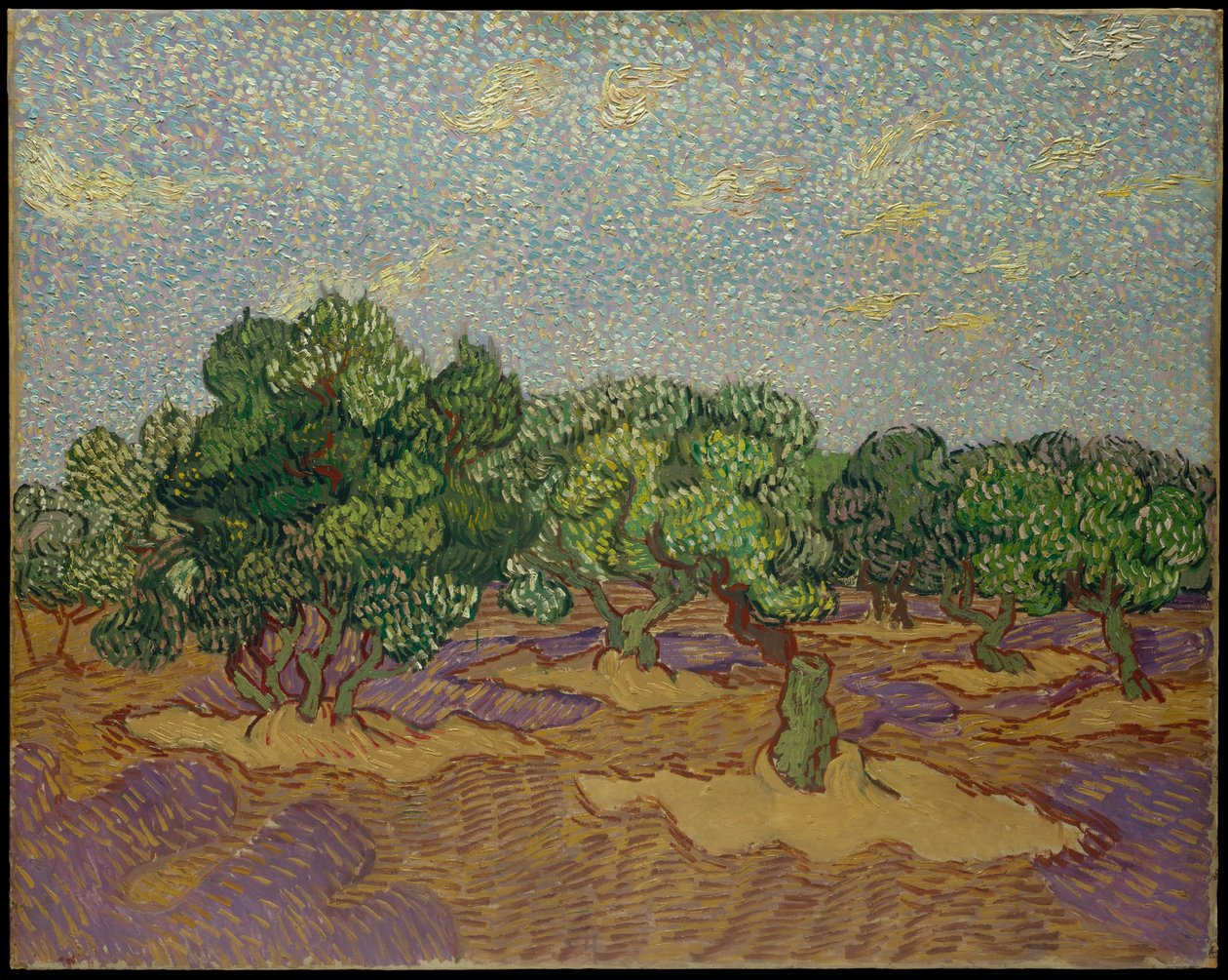 Olivträd av Vincent van Gogh