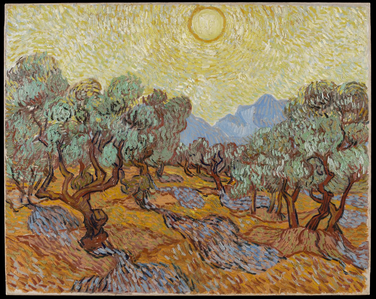 Olivträd av Vincent van Gogh