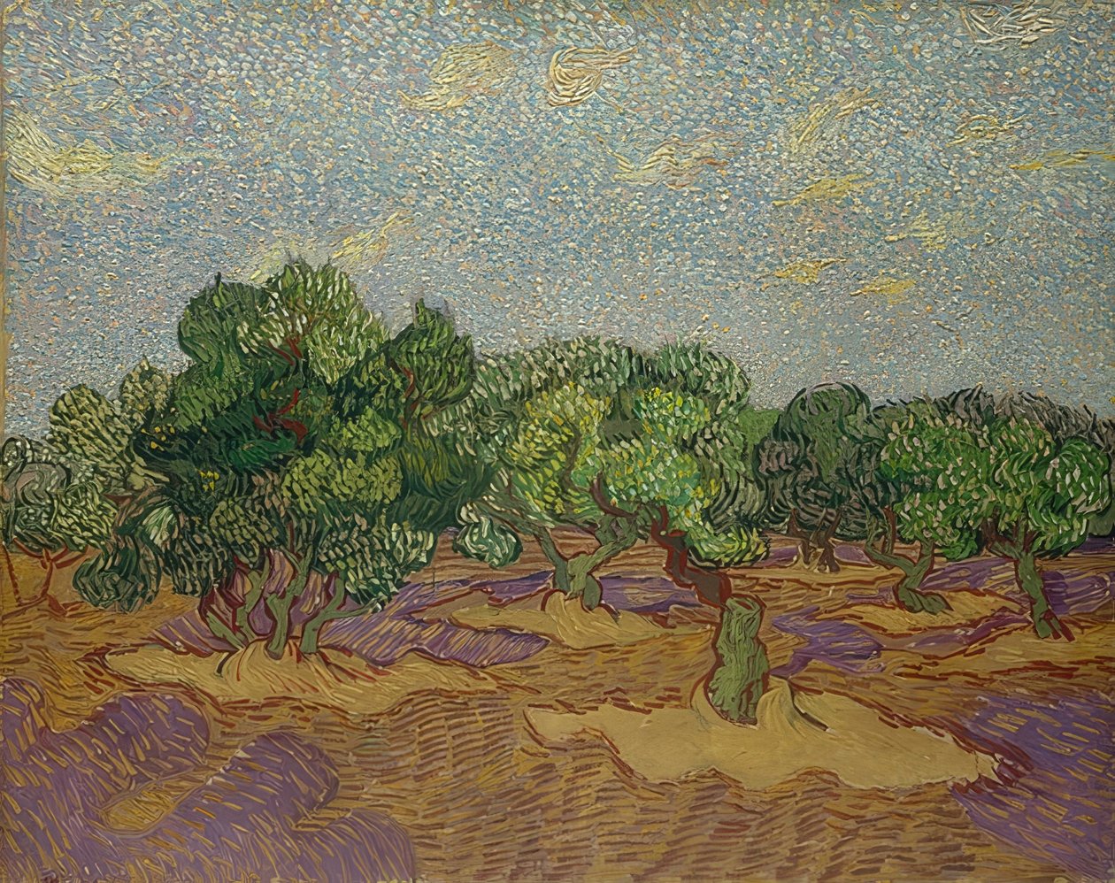 Olivträd. 1889 av Vincent van Gogh