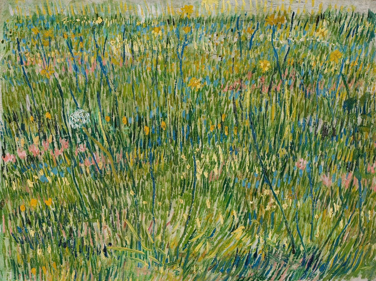 Gräsfläck, april-juni 1887 (olja på duk) av Vincent van Gogh