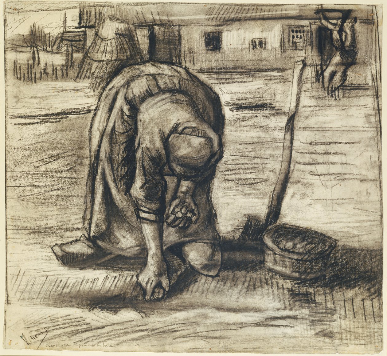 Potatisplanterare av Vincent van Gogh