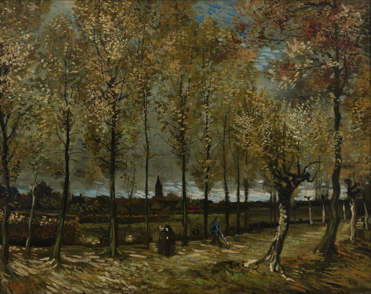 Poplar nära Nuenen av Vincent van Gogh