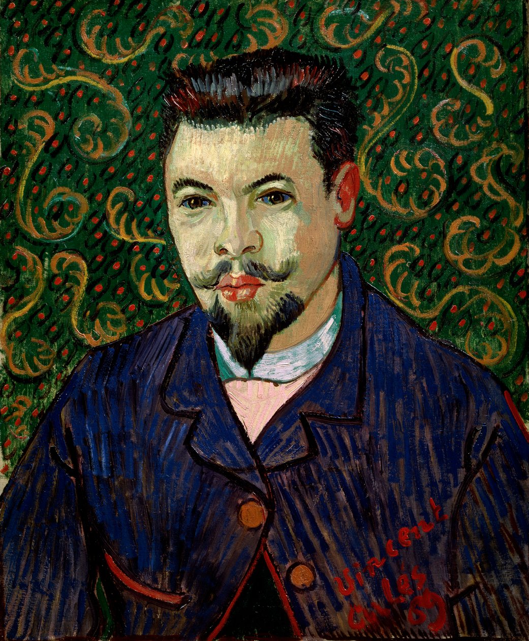 Porträtt av doktor Felix Rey, 1889. av Vincent van Gogh