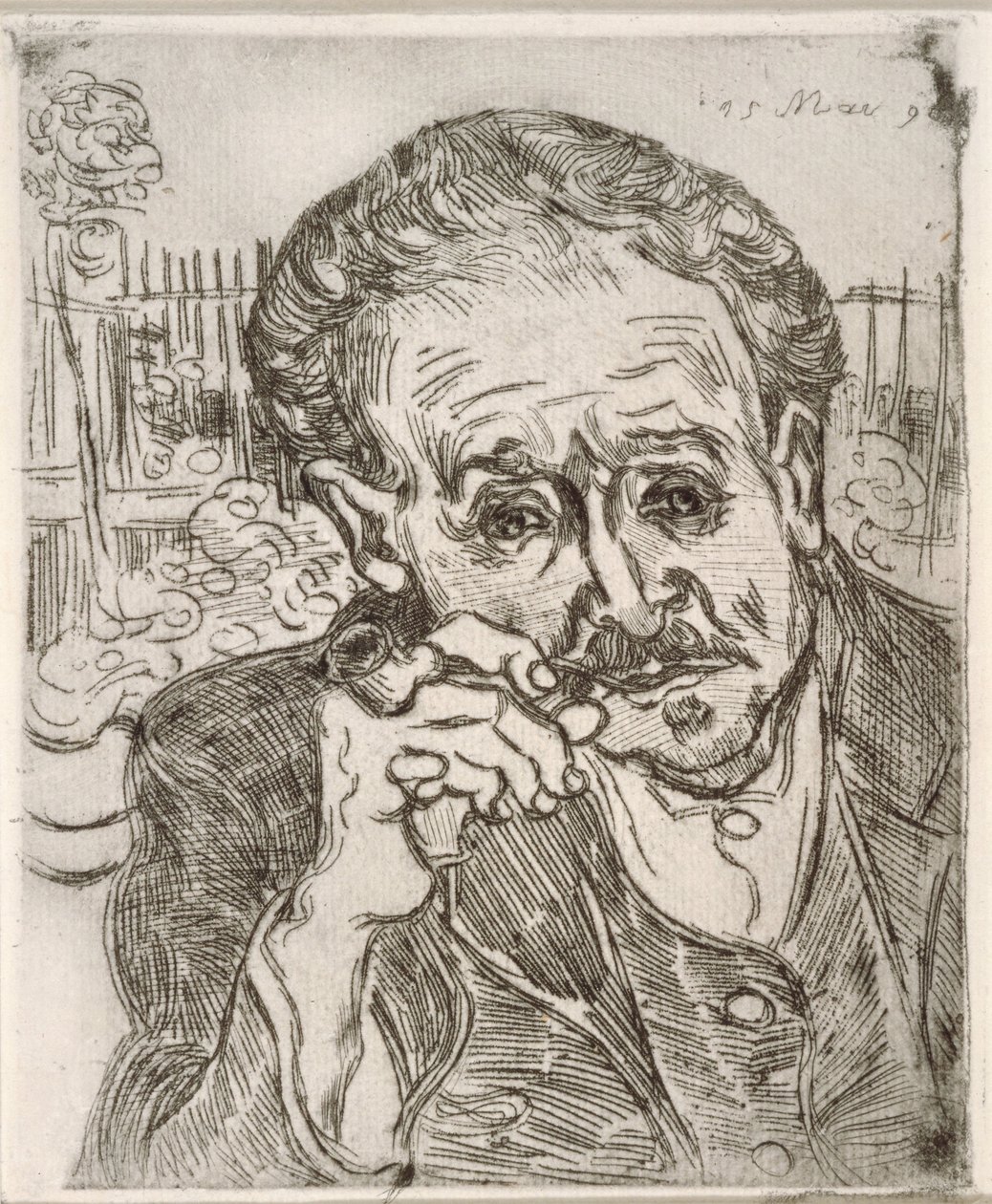 Porträtt av dr Gachet (Auvers-sur-Oise) av Vincent van Gogh