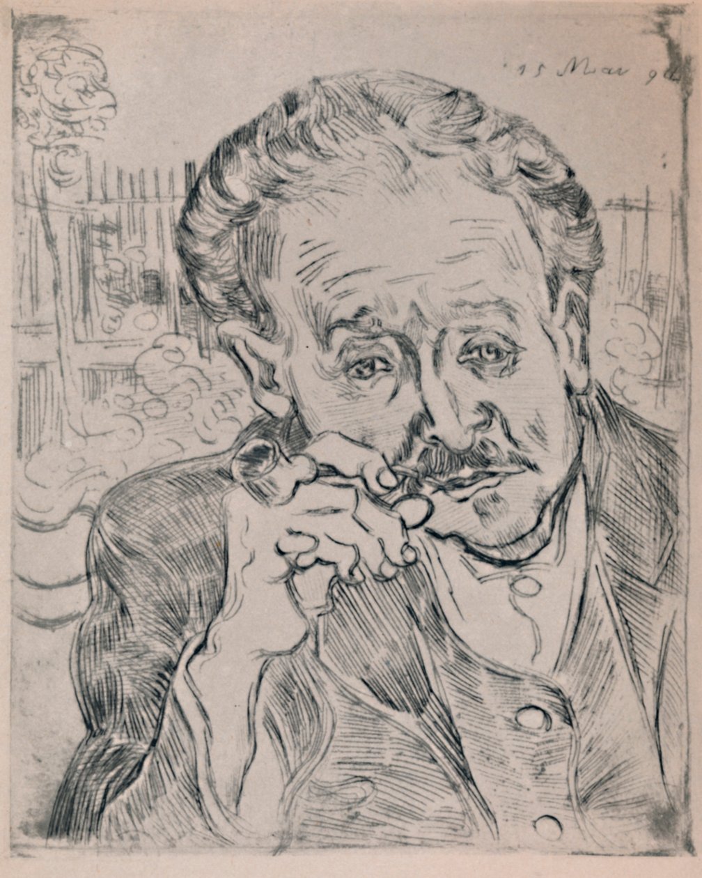 Porträtt av Dr Gachet, ca 1890, 1946 av Vincent van Gogh