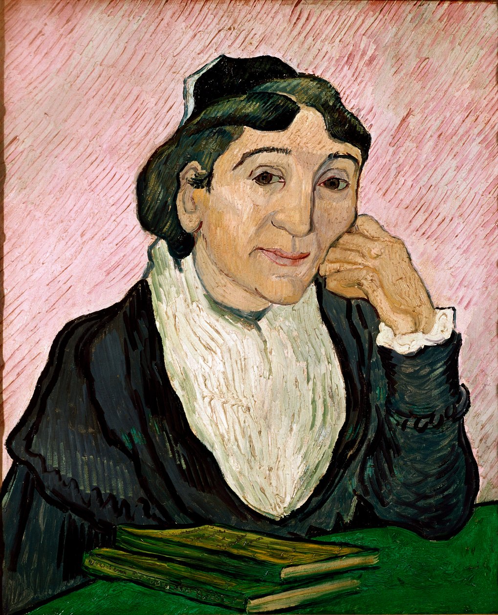 Porträtt av Madame Ginoux eller Arlesienne av Vincent van Gogh