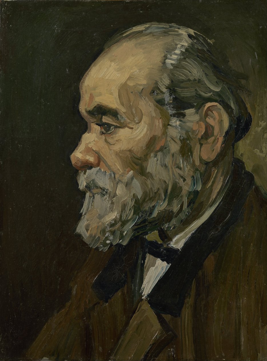 Porträtt av en gammal man av Vincent van Gogh