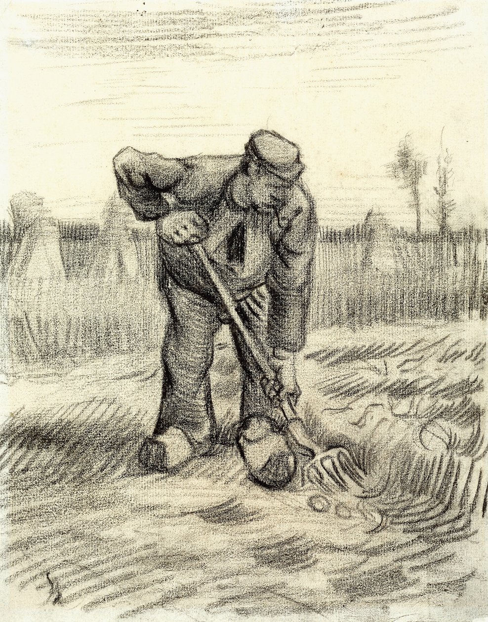 Potatissamlare, 1885 av Vincent van Gogh