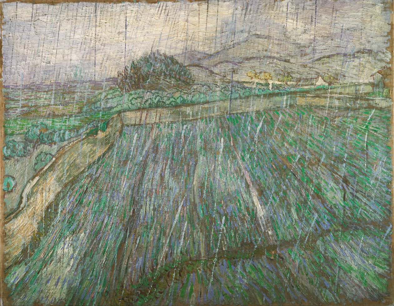 Regn av Vincent van Gogh