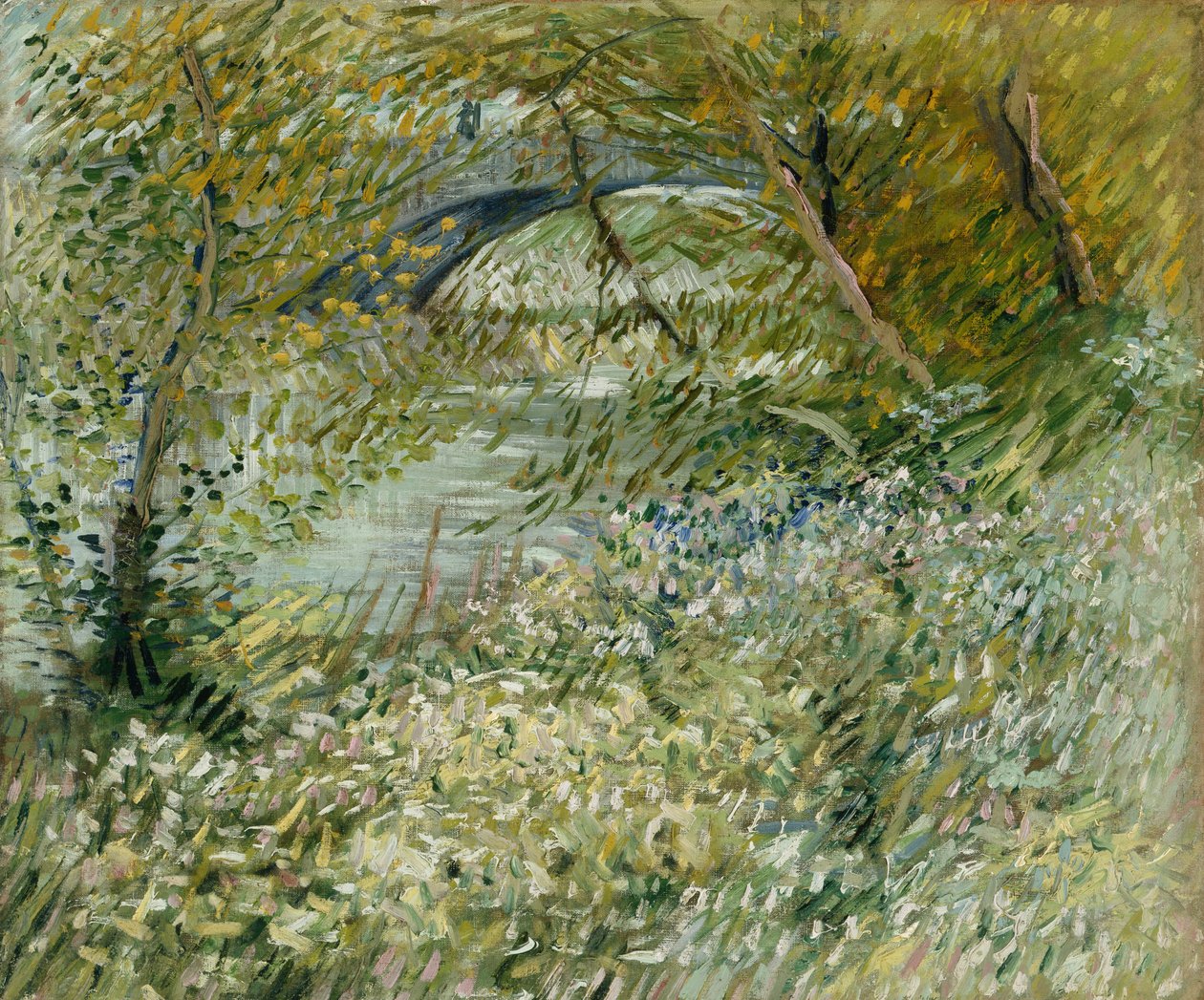 River Bank på våren av Vincent van Gogh