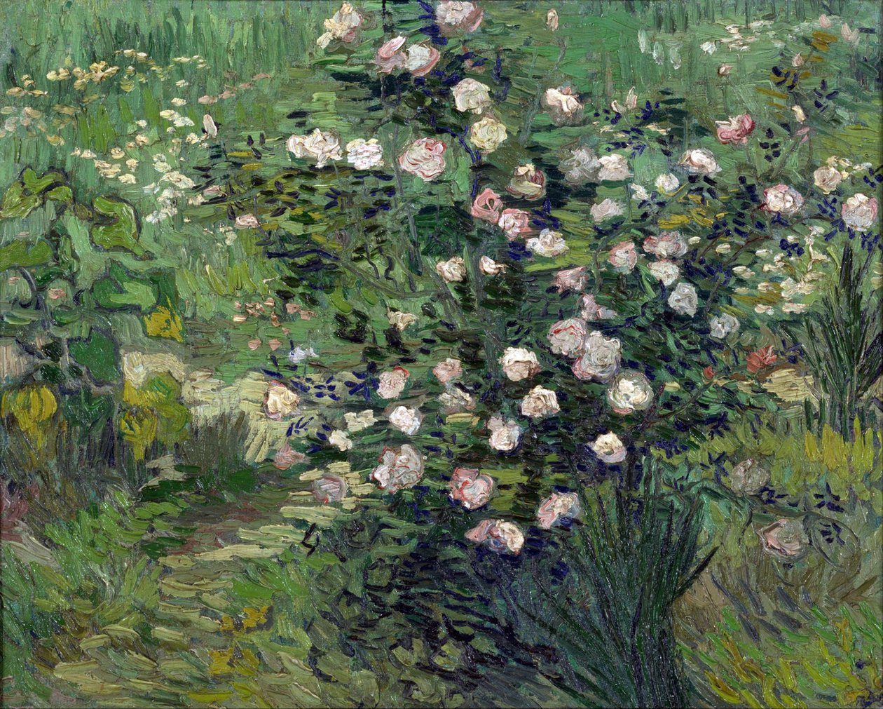 ""Roses"" Peinture de Vincent van Gogh (1853-1890) 1889 National Museum of Western Art, Tokyo, Japan av Vincent van Gogh