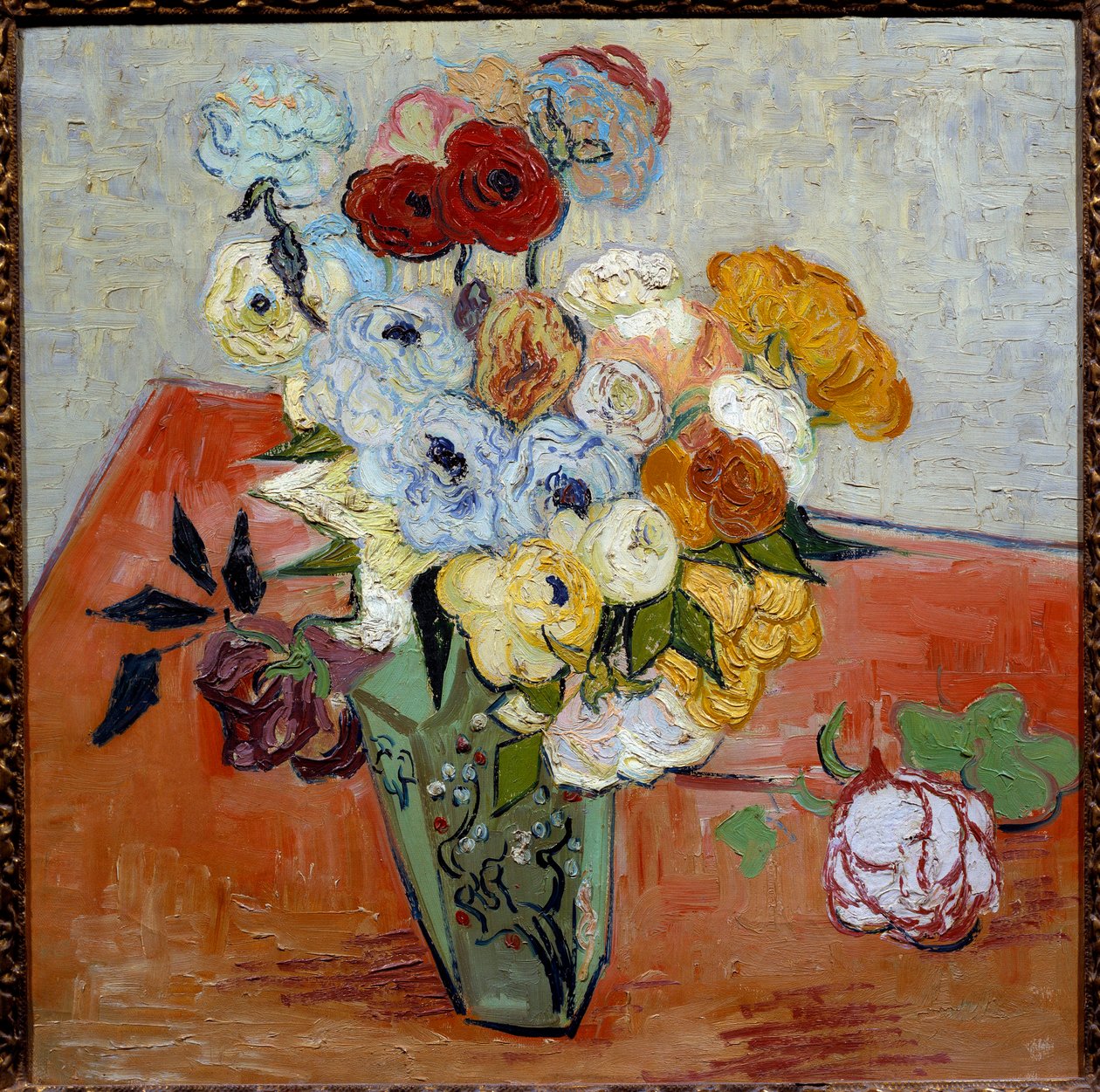 Rosor och anemoner av Vincent van Gogh