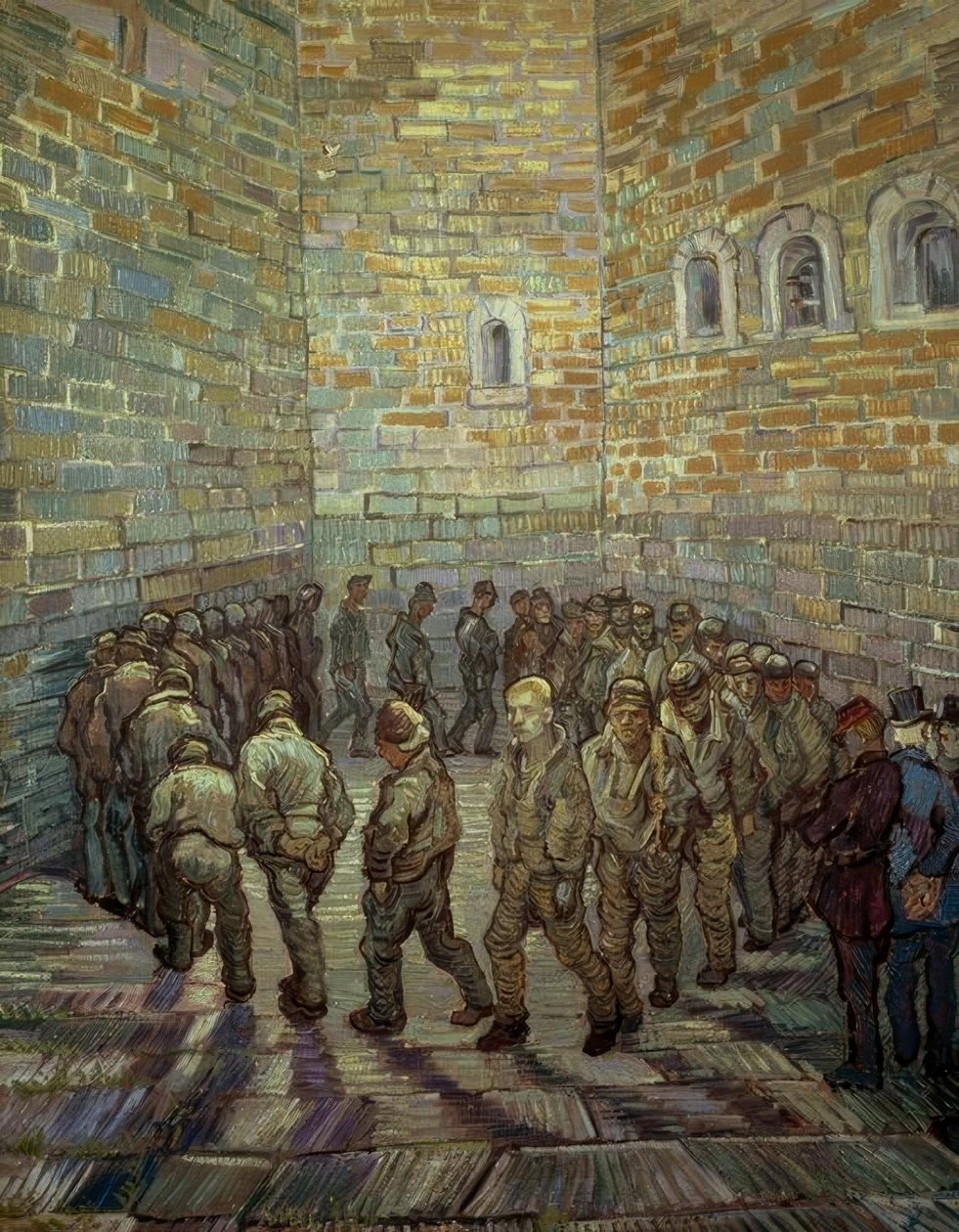 Omgång av fångar av Vincent van Gogh