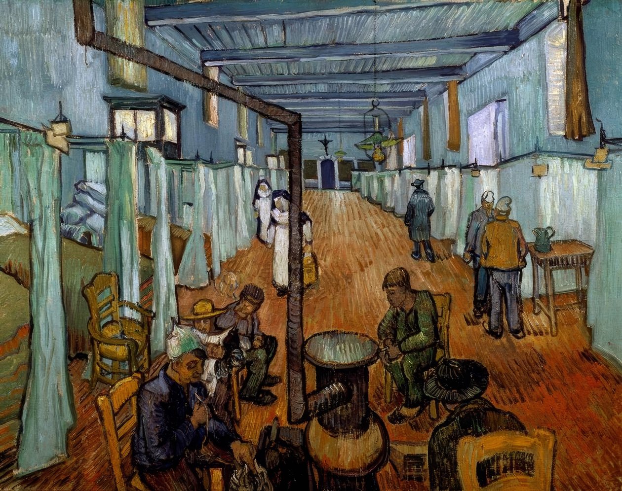 Sovsal på sjukhuset i Arles av Vincent van Gogh
