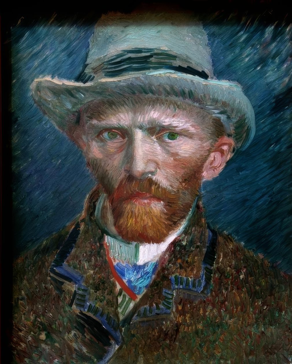 Självporträtt av Vincent van Gogh