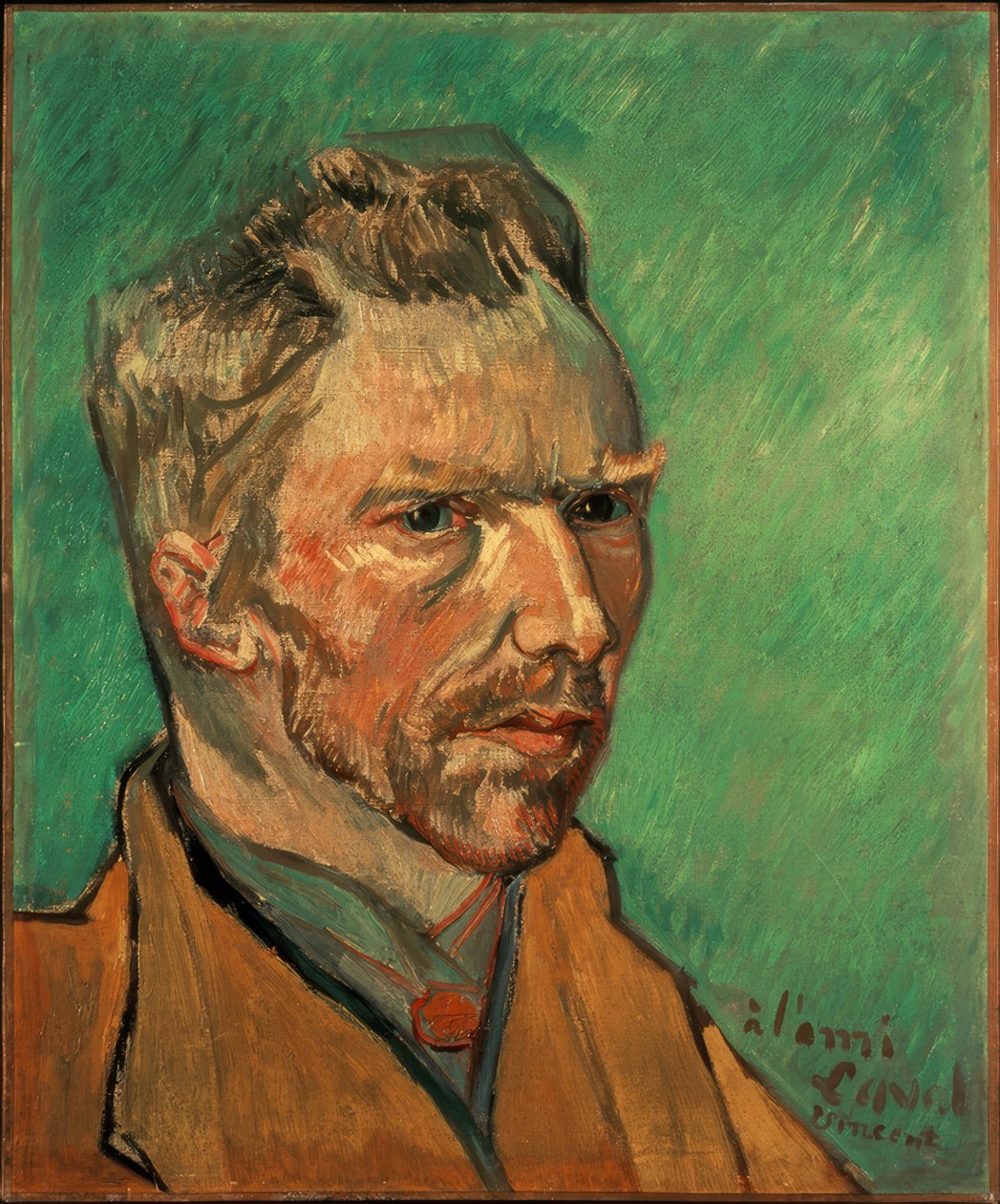 Självporträtt av Vincent van Gogh