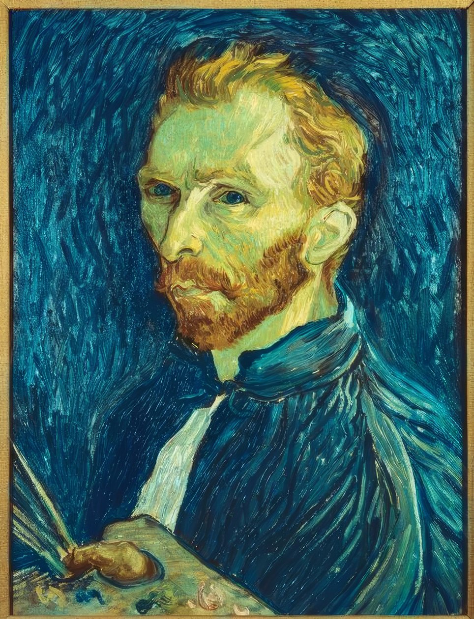 Självporträtt av Vincent van Gogh