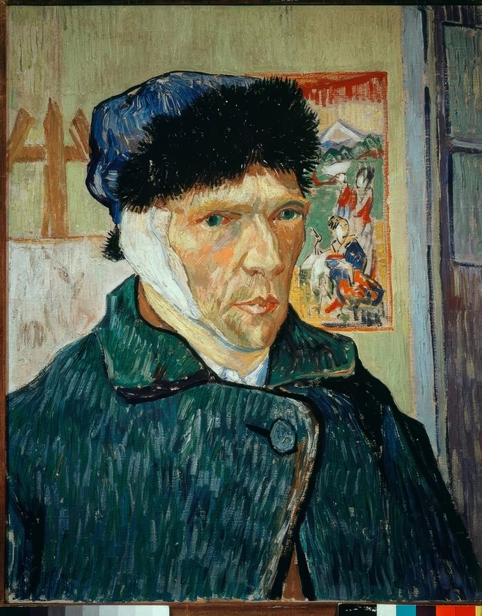 Självporträtt med bandagerat öra av Vincent van Gogh