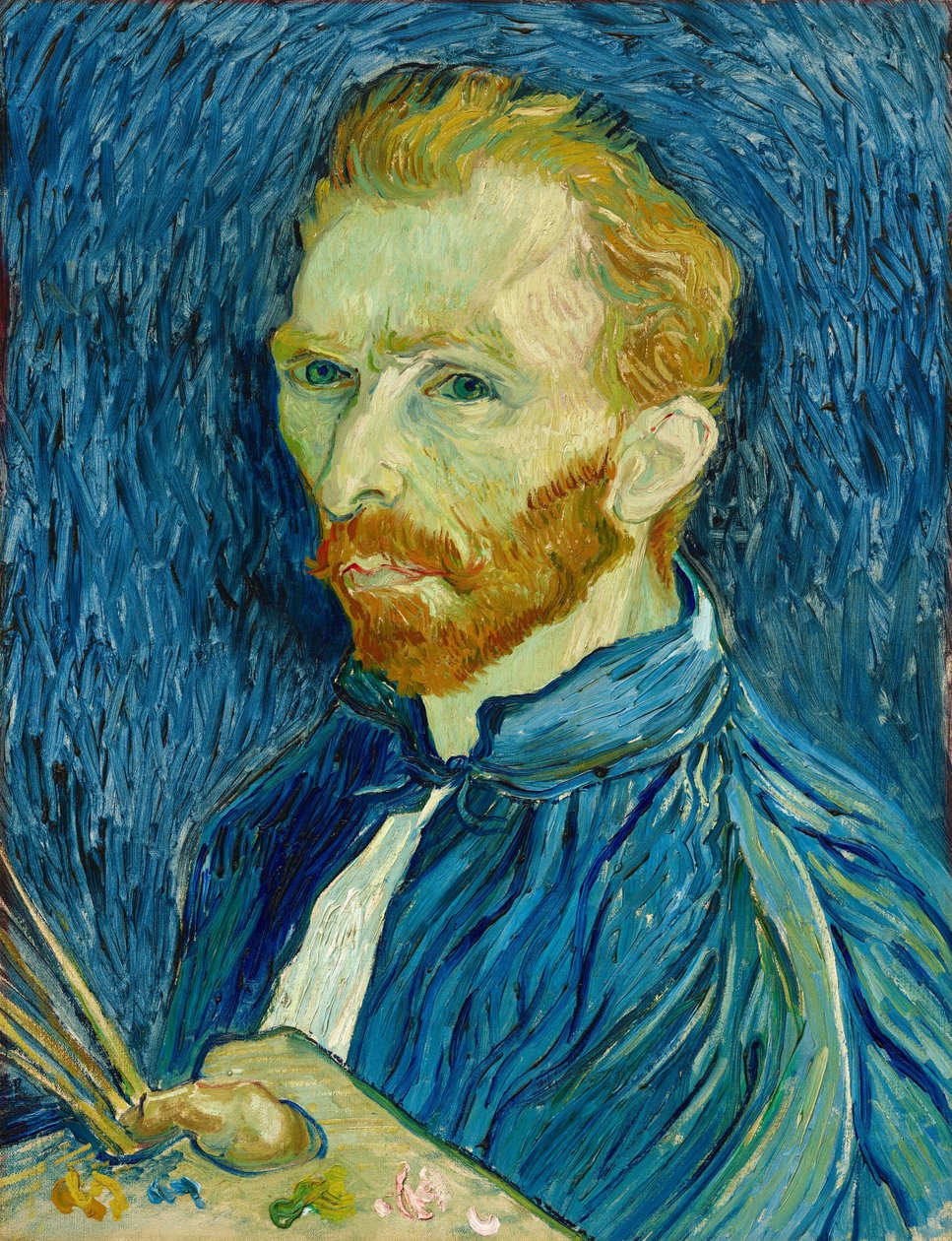 Självporträtt av Vincent van Gogh