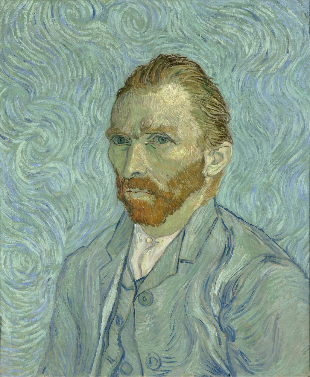 Självporträtt, 1889 av Vincent van Gogh