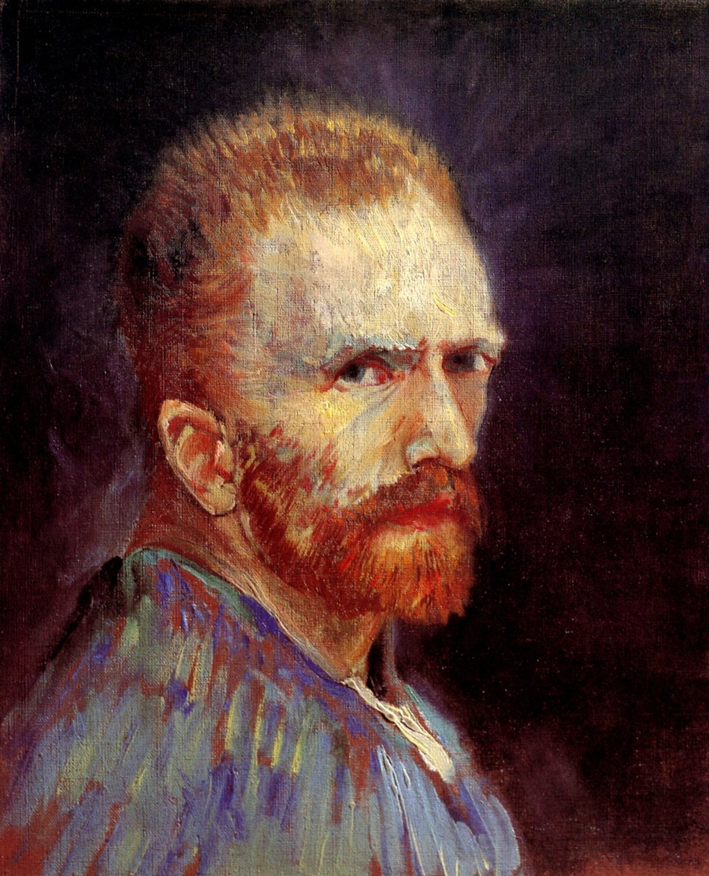 Självporträtt, ca 1887 (olja på duk) av Vincent van Gogh