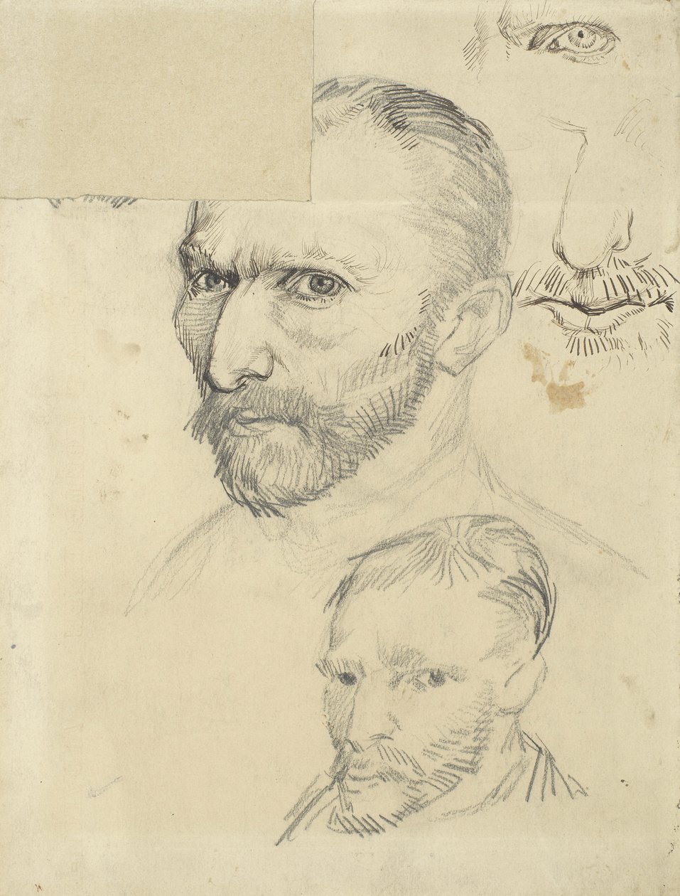Självporträtt av Gogh, Vincent, van (1853-1890) av Vincent van Gogh
