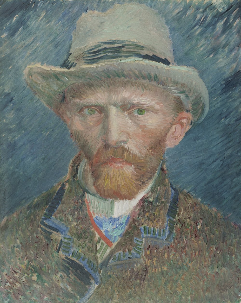 Självporträtt av Vincent van Gogh