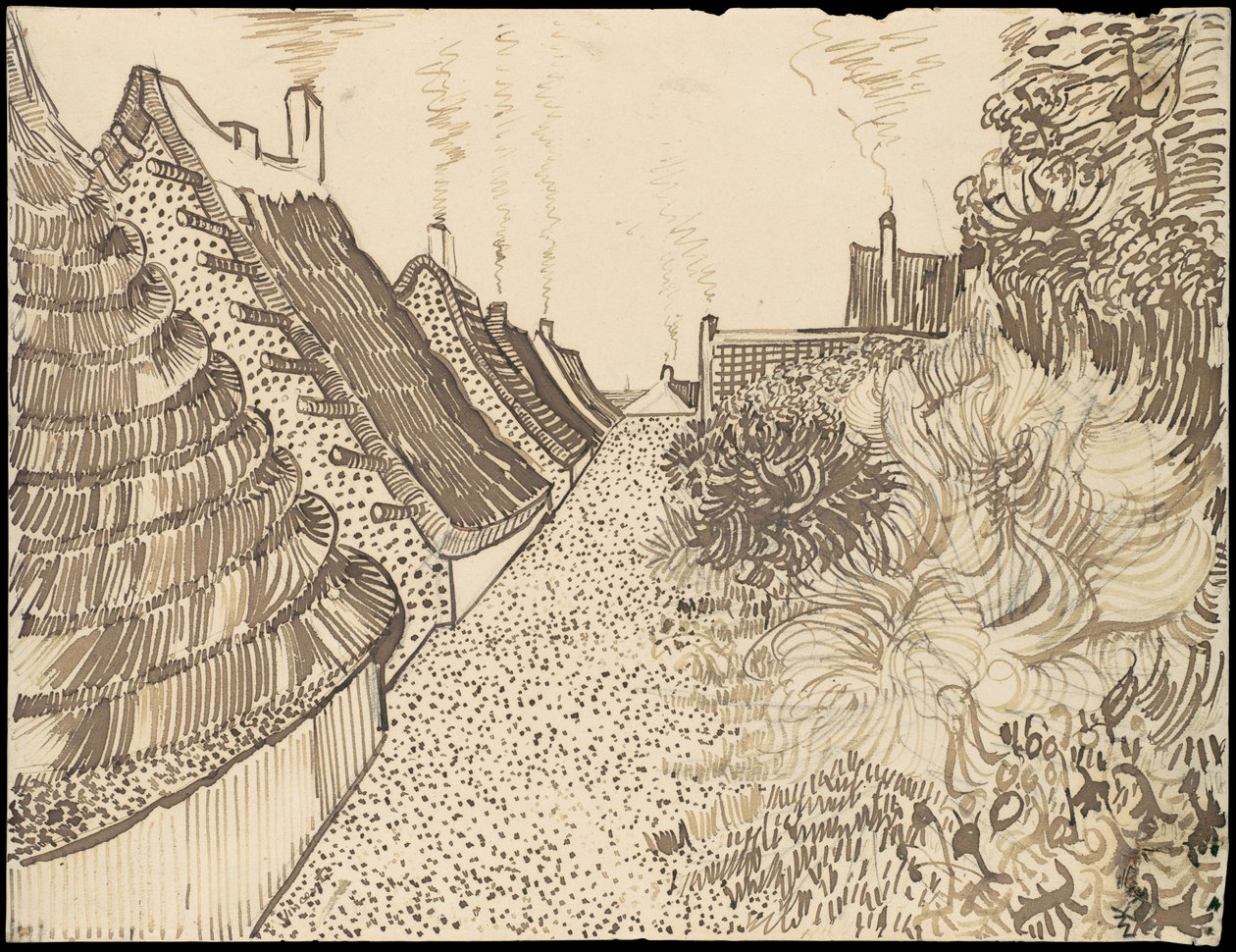 Gata i Saintes-Maries-de-la-Mer av Vincent van Gogh