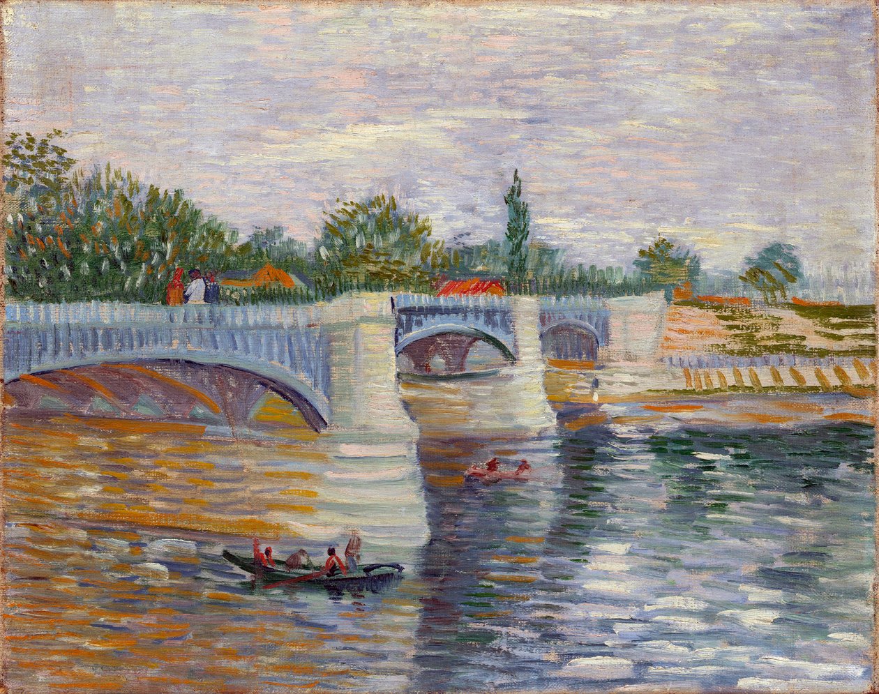 Bron i Courbevoie av Gogh, Vincent, van (1853-1890) av Vincent van Gogh