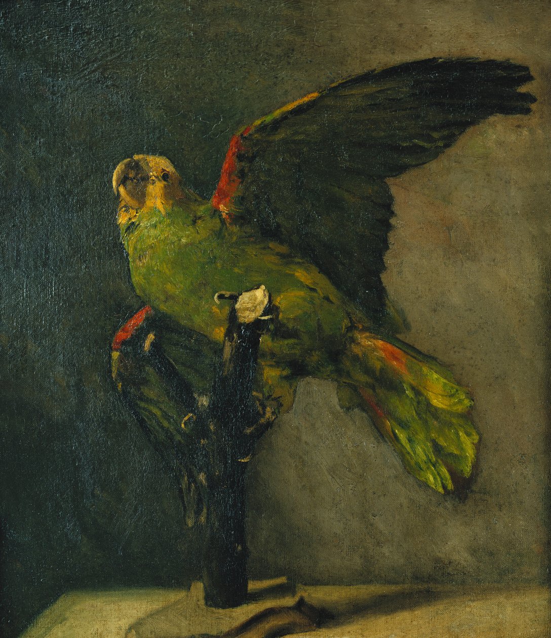Den gröna papegojan; Le Perroquet Vert, 1885 av Vincent van Gogh