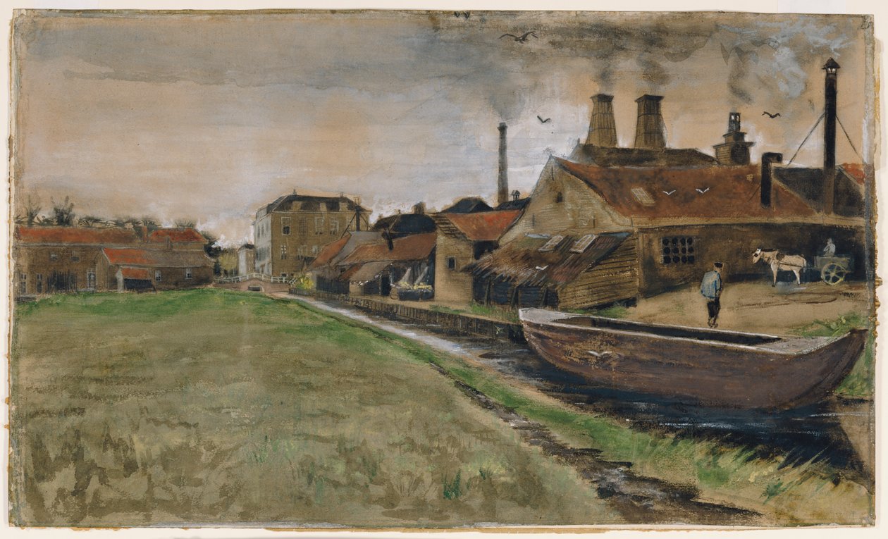 Järnbruket i Haag, 1882 av Vincent van Gogh