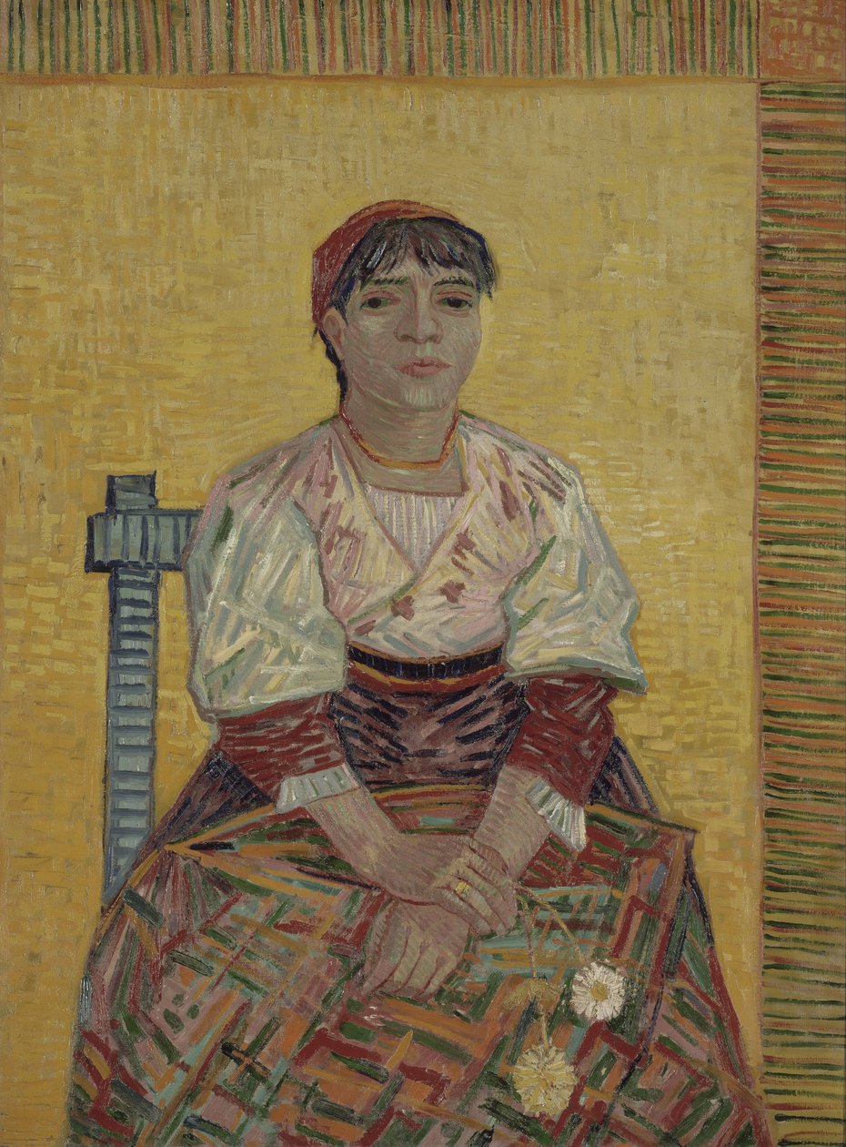 Den italienska kvinnan, 1887 av Vincent van Gogh