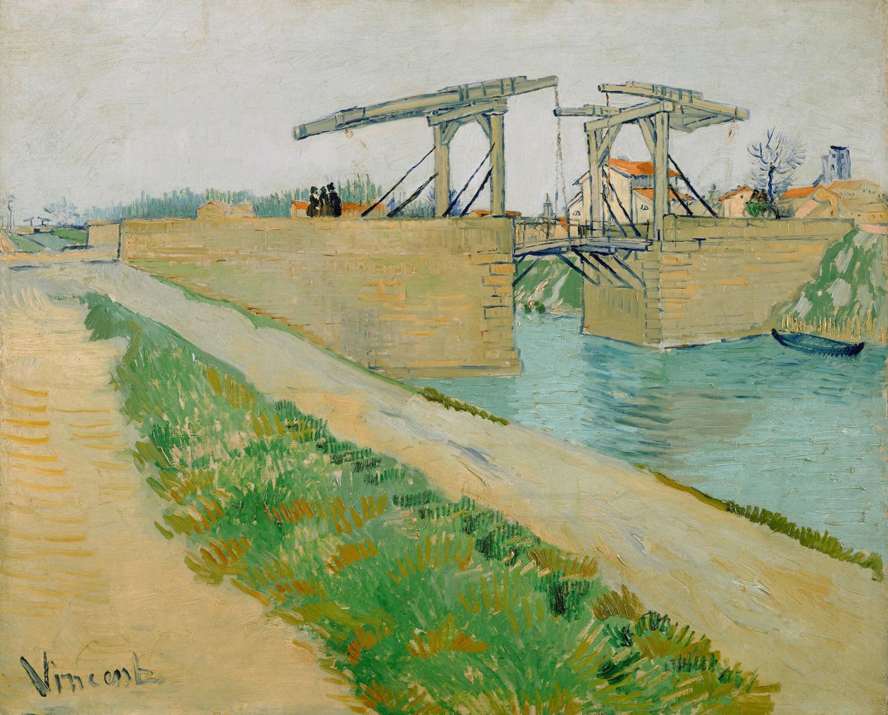 Langloisbron, mars 1888 (olja på duk) av Vincent van Gogh