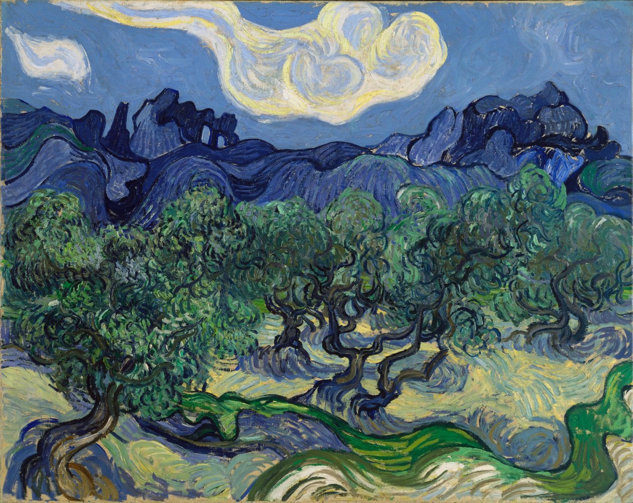 Olivträden av Vincent van Gogh