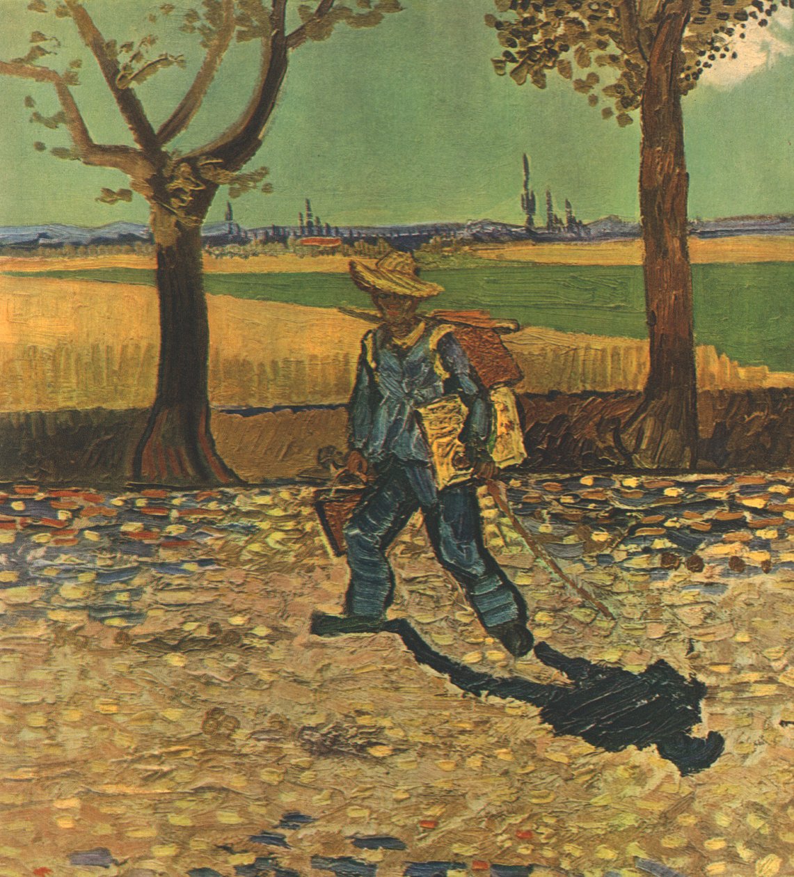 Målaren på väg till jobbet, eller vägen till Tarascon, augusti 1888, 1947. av Vincent van Gogh
