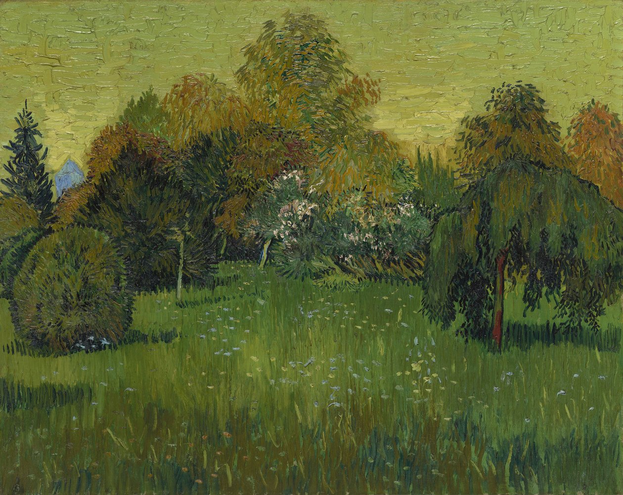 Poetens trädgård, 1888 av Vincent van Gogh