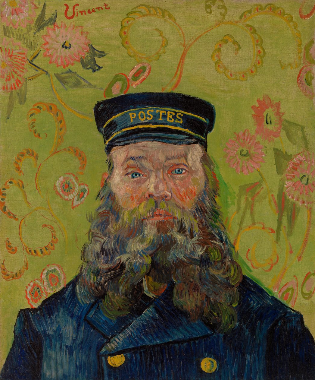 Brevbäraren (Joseph-Etienne Roulin) av Vincent van Gogh