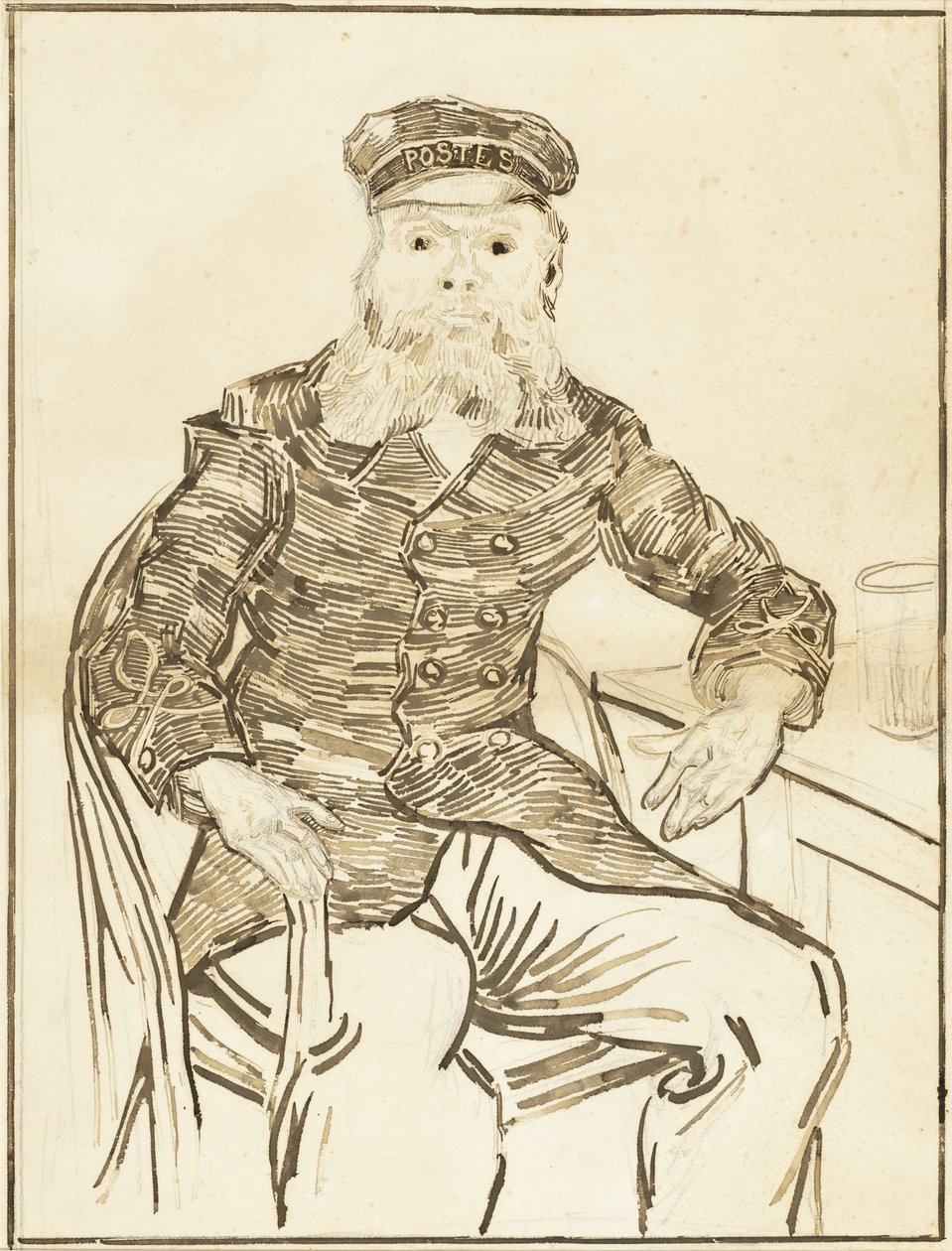 Brevbäraren Joseph Roulin av Vincent van Gogh