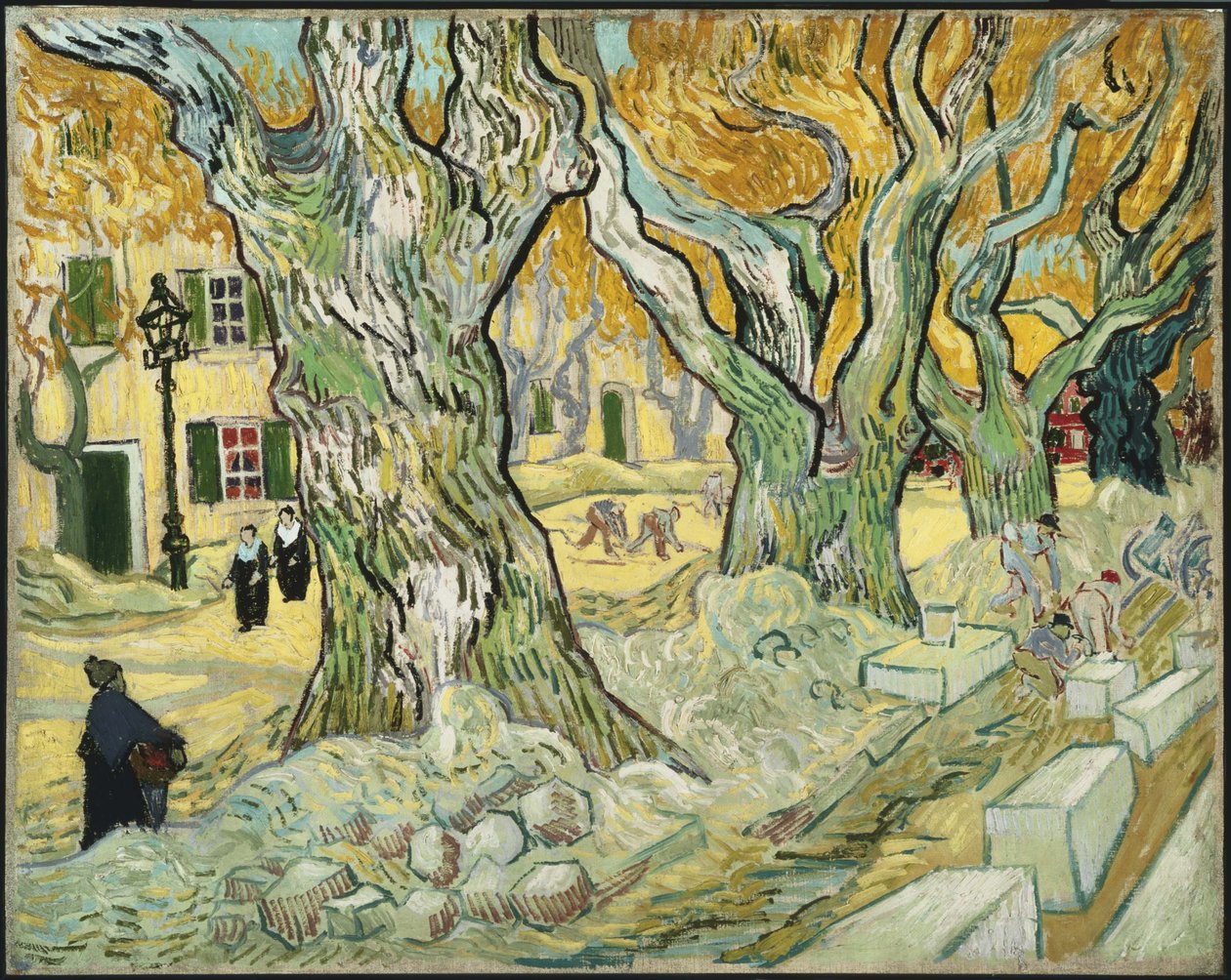 Vägarbetarna av Vincent van Gogh