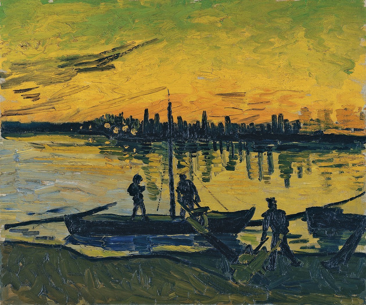 Stevedorerna i Arles, 1888 av Vincent van Gogh
