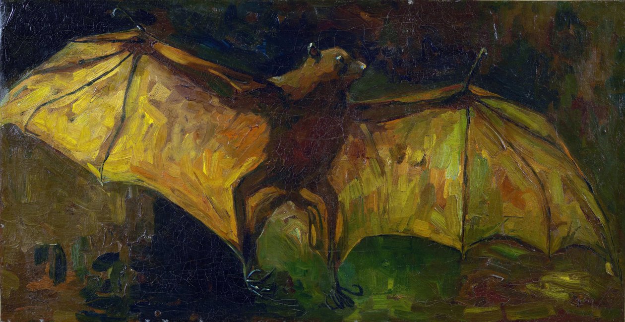 Fladdermusen par Gogh, Vincent, van (1853-1890). Olja på duk, storlek: 41,5x79 av Vincent van Gogh