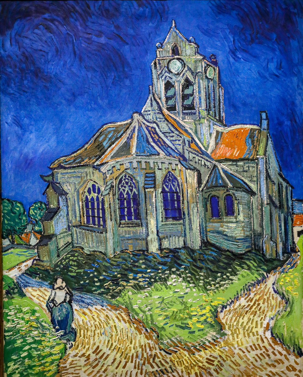 Kyrkan i Auvers-Sur-Oise, utsikt från chevet av Vincent van Gogh