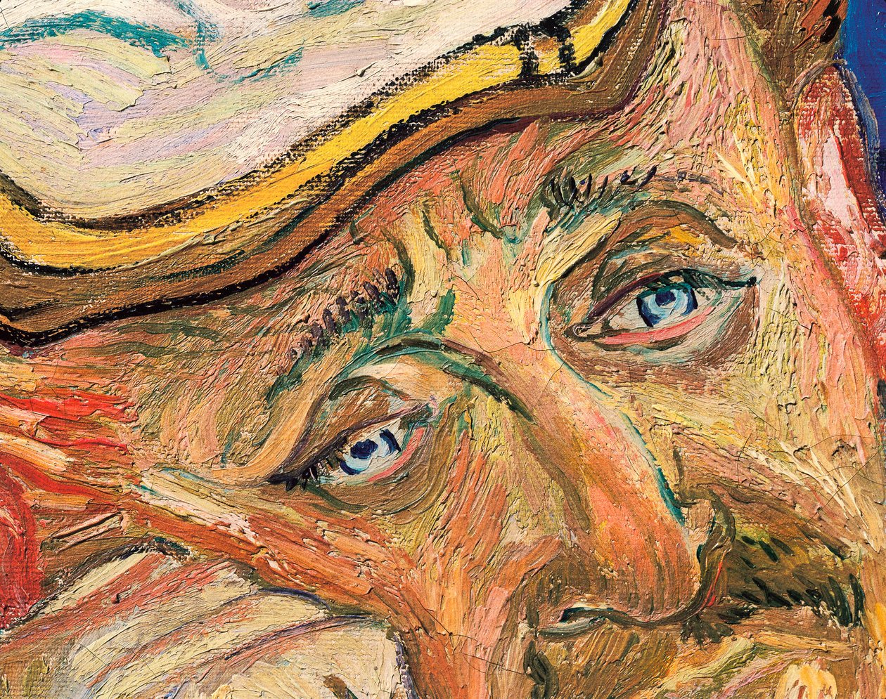 Läkaren Paul Gachet, detalj av Vincent van Gogh