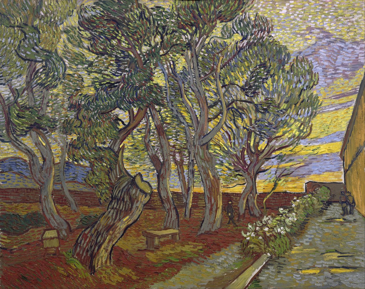 Trädgården vid Saint-Paul-sjukhuset av Vincent van Gogh